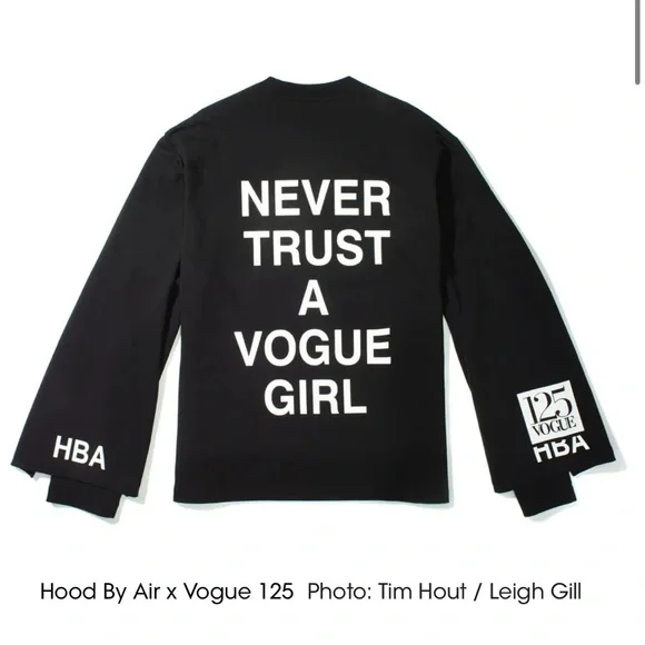 トップス Hood By Air- Never Trust A Church girl M Hood By Air HBA hood by air Never trust Church girl shirt
